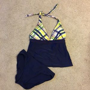 American Living tankini and bottoms size 12